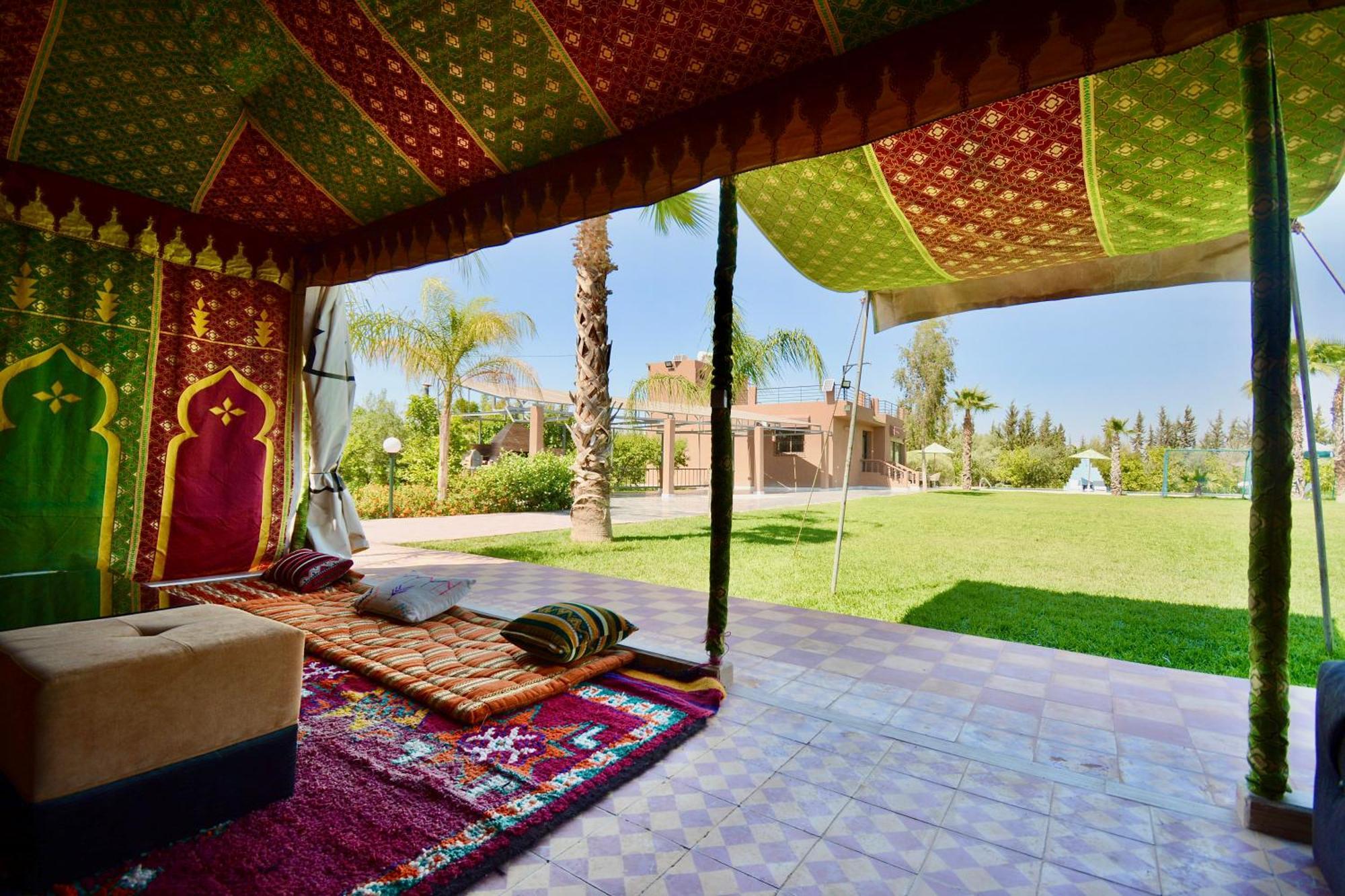 Ferme De Vacances Avec Une Grande Villa A Marrakech Marrakesh Eksteriør bilde